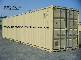 40' HC One Trip Container